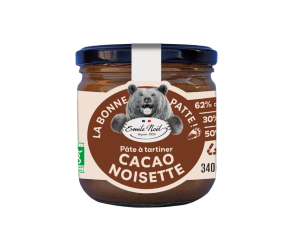 Pâte à tartiner CACAO NOISETTE bio